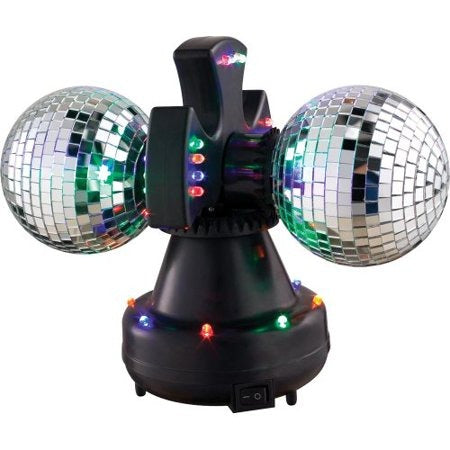 Rotating Mirror Ball Duo LED