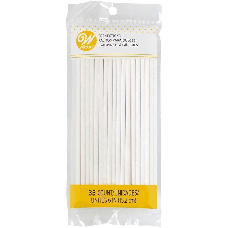 White Lollipop Sticks 6in