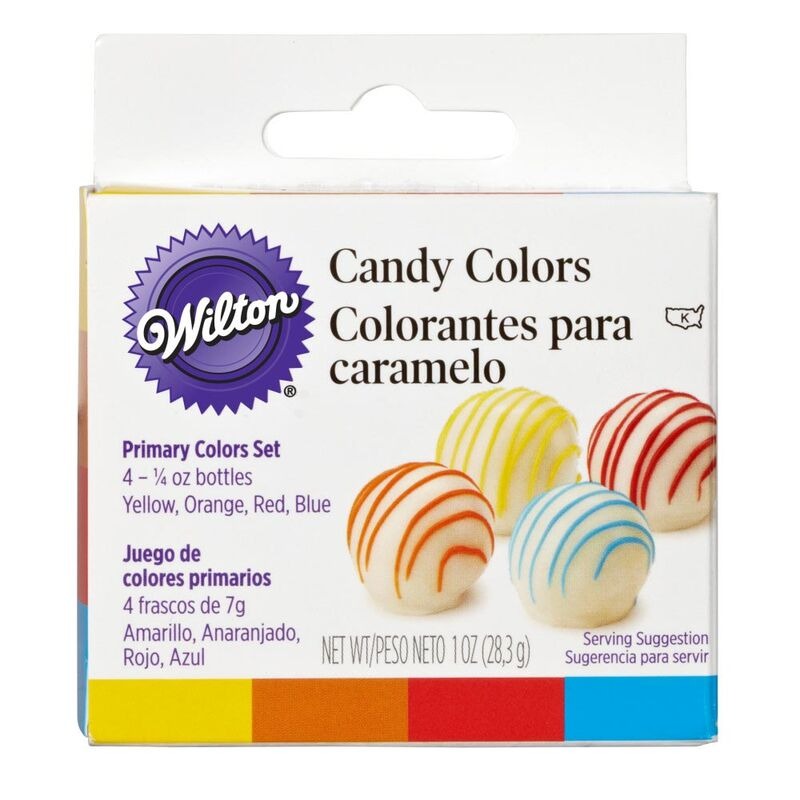 Candy Decorating Primary Colors Set 1oz