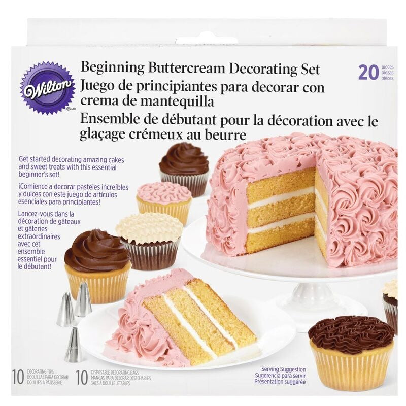 Beginning Buttercream Decorating Set 20/ct