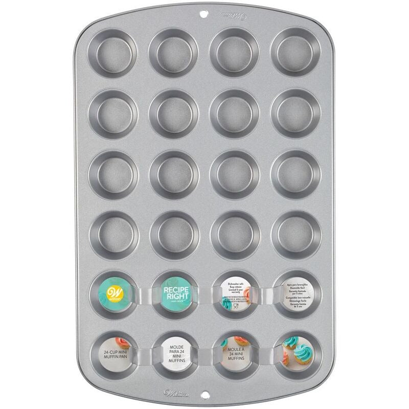 Recipe Right Mini Muffin Pan 24Cavity