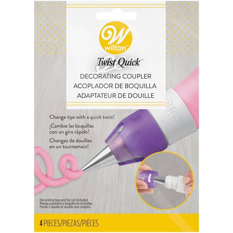 Twist Quick Decorating Coupler 4/ct