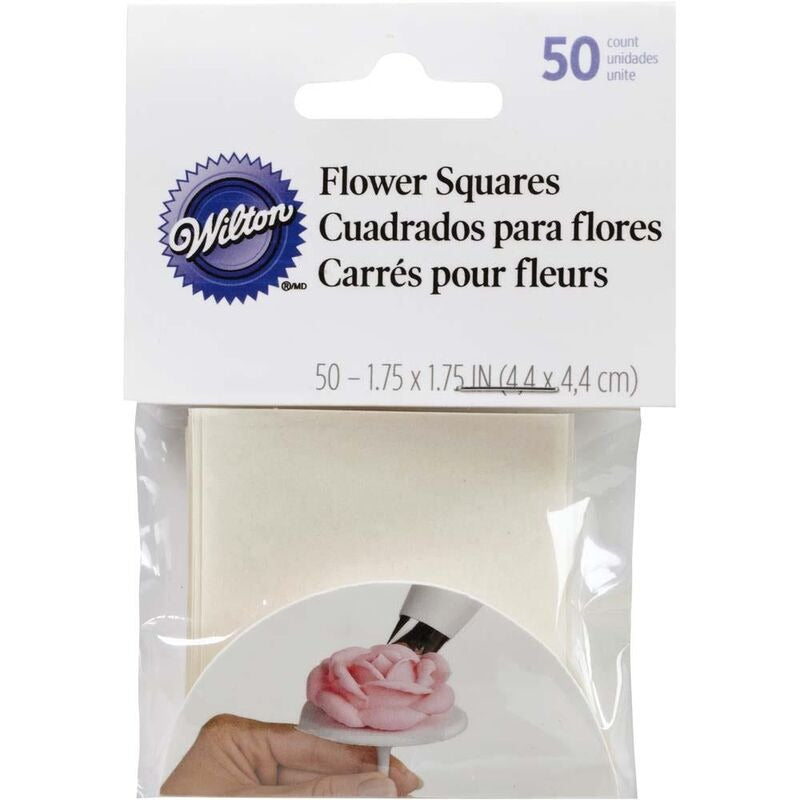 Pre-Cut Flower Squares 50/ct