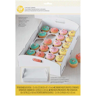 White Cupcake Carrier Box