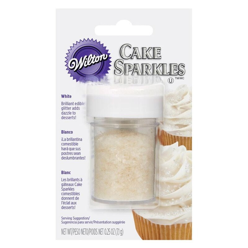 White Cake Sparkles Edible Glitter 0.25oz