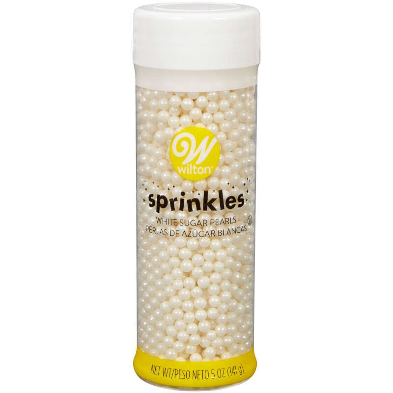 White Sugar Pearl Sprinkles 4.8oz