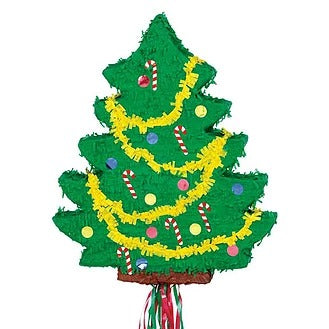 Christmas Tree Pull String Pinata