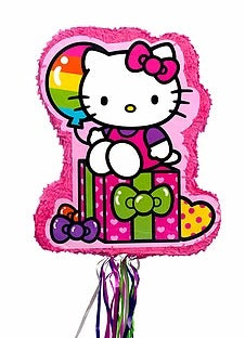 Hello Kitty Rainbow Pull String Pinata