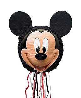 Mickey Mouse Head Shape Pull Pinata