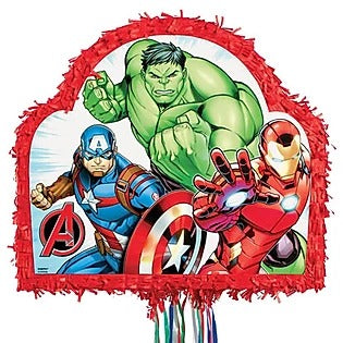 Avengers pull pinata